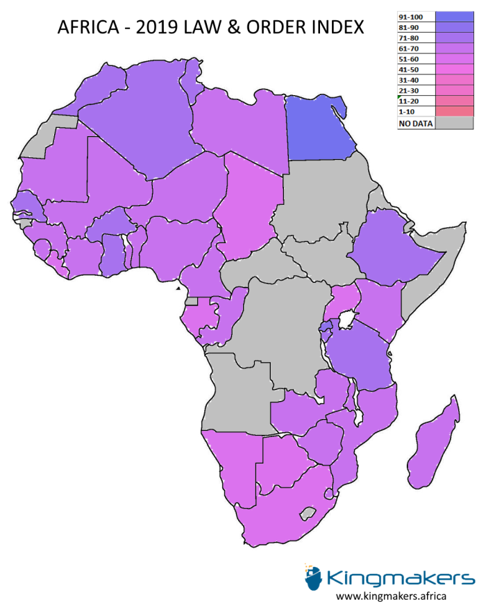 Most Secure Countries Africa