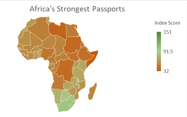 Chart: Africa's Most Powerful Passports